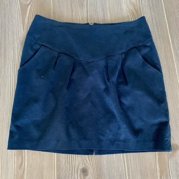 Silence + Noise size 4 navy skirt - Picture 1 of 3